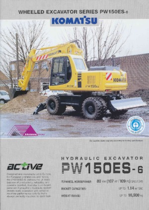 व्हील एक्सकेवेटर Komatsu PW150-6