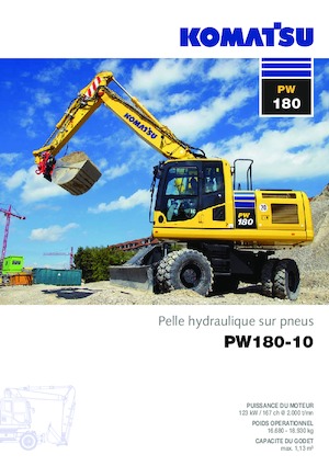 व्हील एक्सकेवेटर Komatsu PW180-10