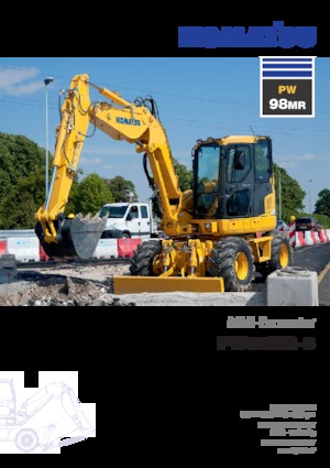 व्हील एक्सकेवेटर Komatsu PW98MR-8