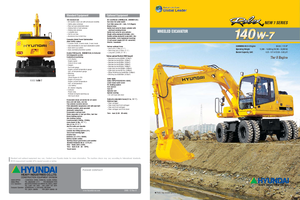 व्हील एक्सकेवेटर Hyundai R 140 W 7