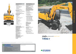 व्हील एक्सकेवेटर Hyundai R 140 W 7