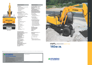 व्हील एक्सकेवेटर Hyundai R 140 W 7A