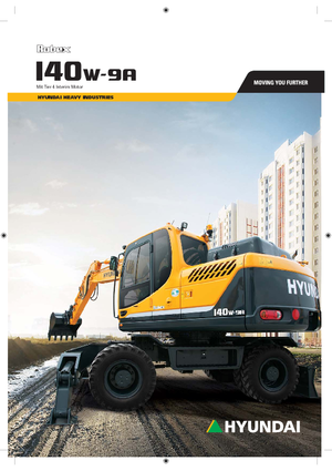 व्हील एक्सकेवेटर Hyundai R 140 W 9 A