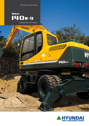 व्हील एक्सकेवेटर Hyundai R 140 W 9