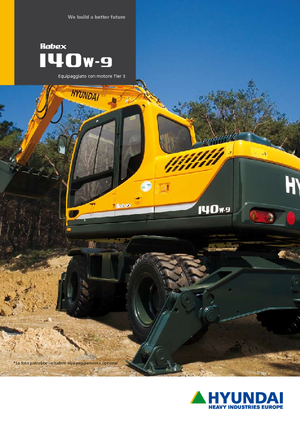 व्हील एक्सकेवेटर Hyundai R 140 W 9