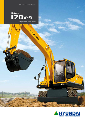 व्हील एक्सकेवेटर Hyundai R 170 W 9