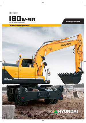 व्हील एक्सकेवेटर Hyundai R 180 W 9 A