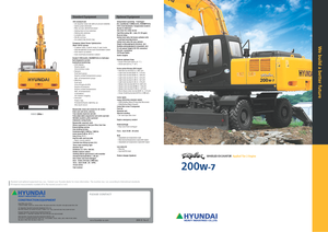 व्हील एक्सकेवेटर Hyundai R 200 W 7