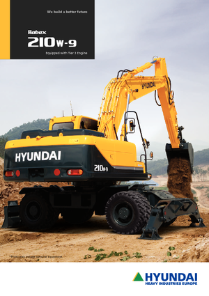 व्हील एक्सकेवेटर Hyundai R 210 W 9 A