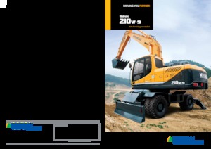 व्हील एक्सकेवेटर Hyundai R210W-9