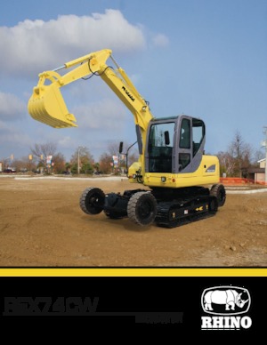व्हील एक्सकेवेटर RHINO REX74CW
