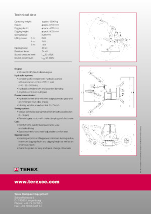 व्हील एक्सकेवेटर Terex S1