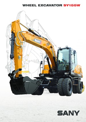 व्हील एक्सकेवेटर Sany SY155W