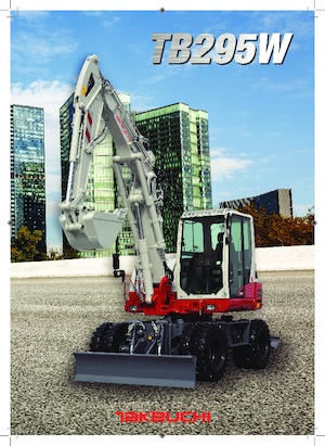 व्हील एक्सकेवेटर Takeuchi TB 295W
