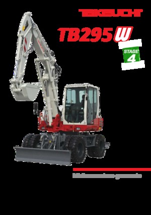 व्हील एक्सकेवेटर Takeuchi TB 295W