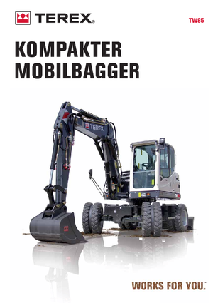 व्हील एक्सकेवेटर Terex TW 85