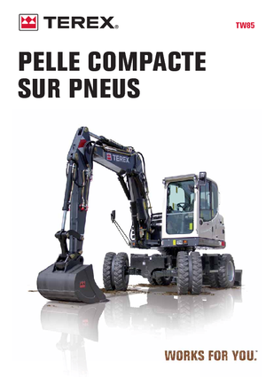 व्हील एक्सकेवेटर Terex TW 85