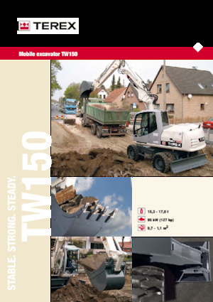 व्हील एक्सकेवेटर Terex TW150