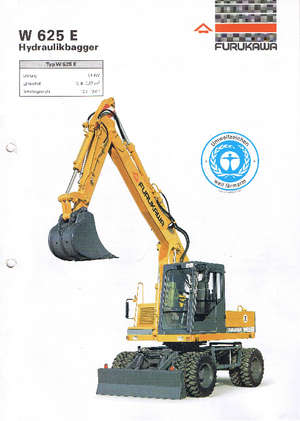 व्हील एक्सकेवेटर Furukawa W 625 E