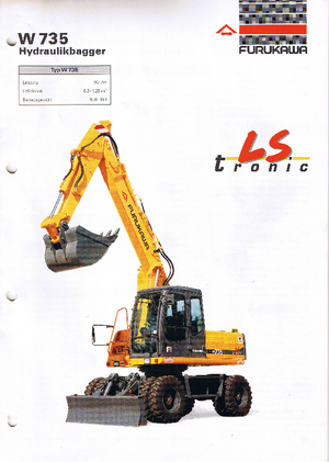 व्हील एक्सकेवेटर Furukawa W 735 LS-tronic