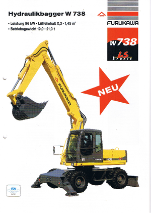 व्हील एक्सकेवेटर Furukawa W 738 LS-tronic