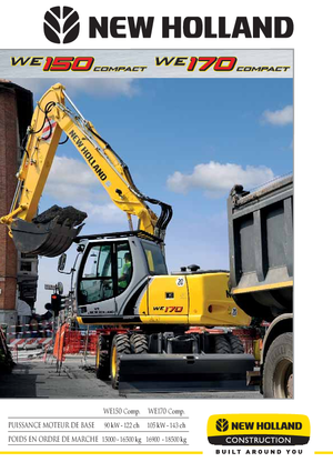 व्हील एक्सकेवेटर New Holland WE 170 Compact