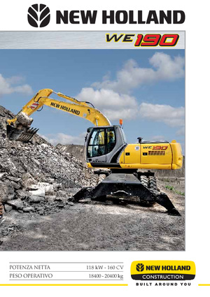व्हील एक्सकेवेटर New Holland WE 190