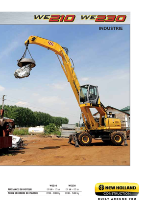 व्हील एक्सकेवेटर New Holland WE210