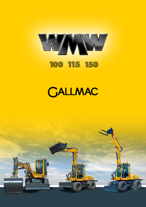 व्हील एक्सकेवेटर Gallmac WMW 115