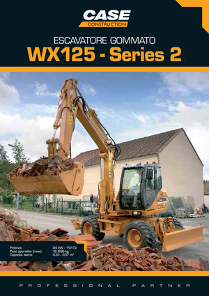 व्हील एक्सकेवेटर Case WX 125 S-3