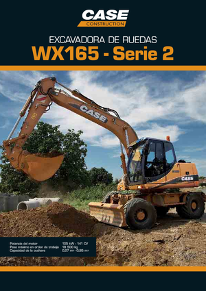 व्हील एक्सकेवेटर Case WX 165 S-2