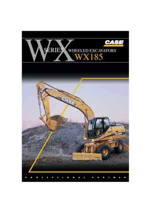 व्हील एक्सकेवेटर Case WX 185