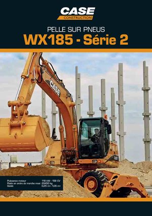 व्हील एक्सकेवेटर Case WX 185 S-3