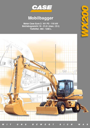 व्हील एक्सकेवेटर Case WX 200