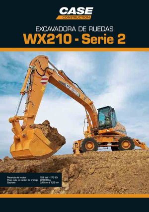 व्हील एक्सकेवेटर Case WX 210 S-3