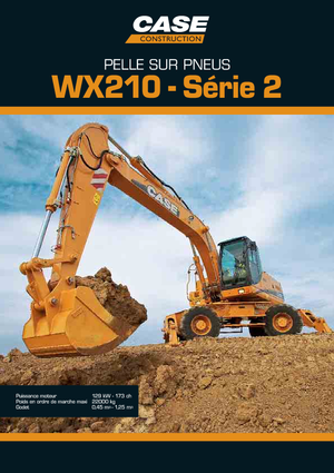व्हील एक्सकेवेटर Case WX 210 S-3