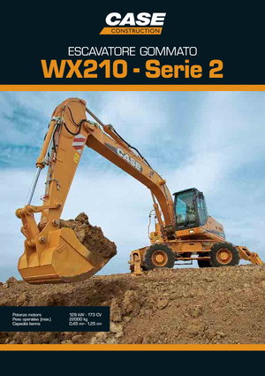 व्हील एक्सकेवेटर Case WX 210 S-3