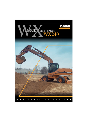 व्हील एक्सकेवेटर Case WX 240