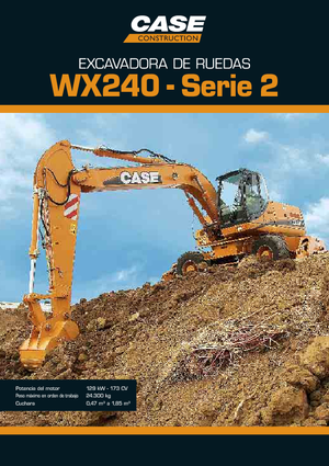 व्हील एक्सकेवेटर Case WX 240 S-3