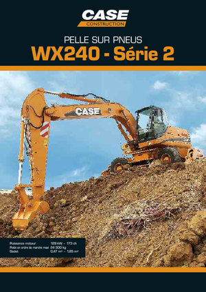व्हील एक्सकेवेटर Case WX 240 S-3