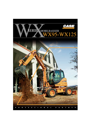 व्हील एक्सकेवेटर Case WX 95