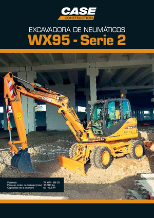 व्हील एक्सकेवेटर Case WX 95 S-2