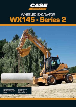 व्हील एक्सकेवेटर Case WX145 S-3