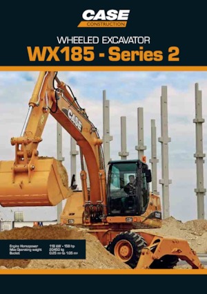 व्हील एक्सकेवेटर Case WX185 S-2
