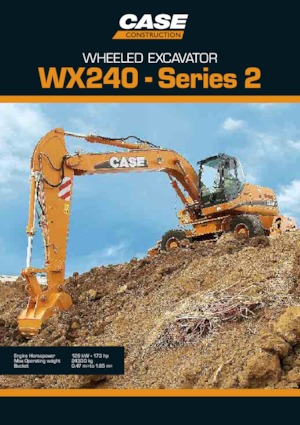 व्हील एक्सकेवेटर Case WX240 S-2