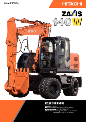 व्हील एक्सकेवेटर Hitachi ZX 140 W 3