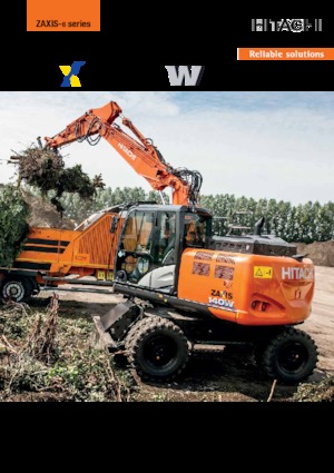 व्हील एक्सकेवेटर Hitachi ZX140W-6