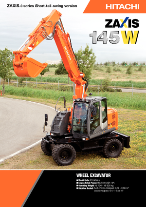 व्हील एक्सकेवेटर Hitachi ZX 145 W 3