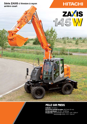 व्हील एक्सकेवेटर Hitachi ZX 145 W 3