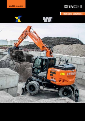 व्हील एक्सकेवेटर Hitachi ZX145W-6